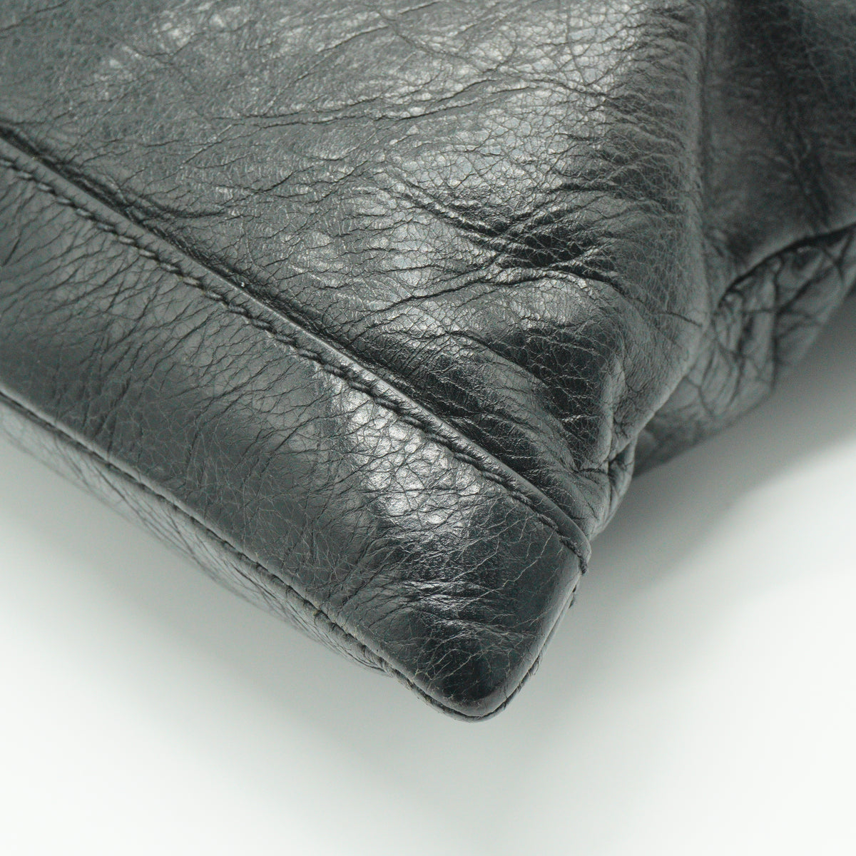 Balenciaga Classic Clip Clutch Bag Black SHW