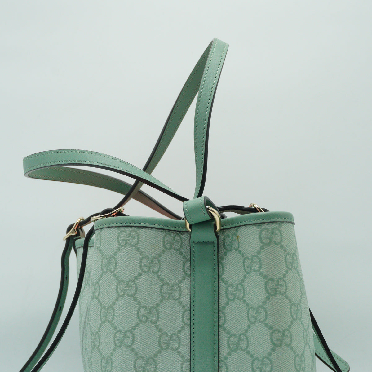 Gucci	GG Emblen Tote BAg Mint Green Medium SHW