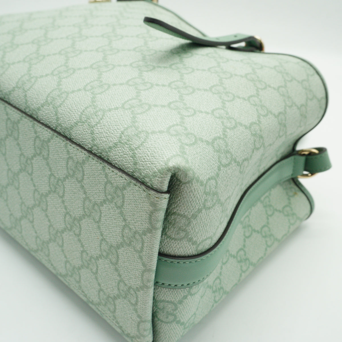 Gucci	GG Emblen Tote BAg Mint Green Medium SHW
