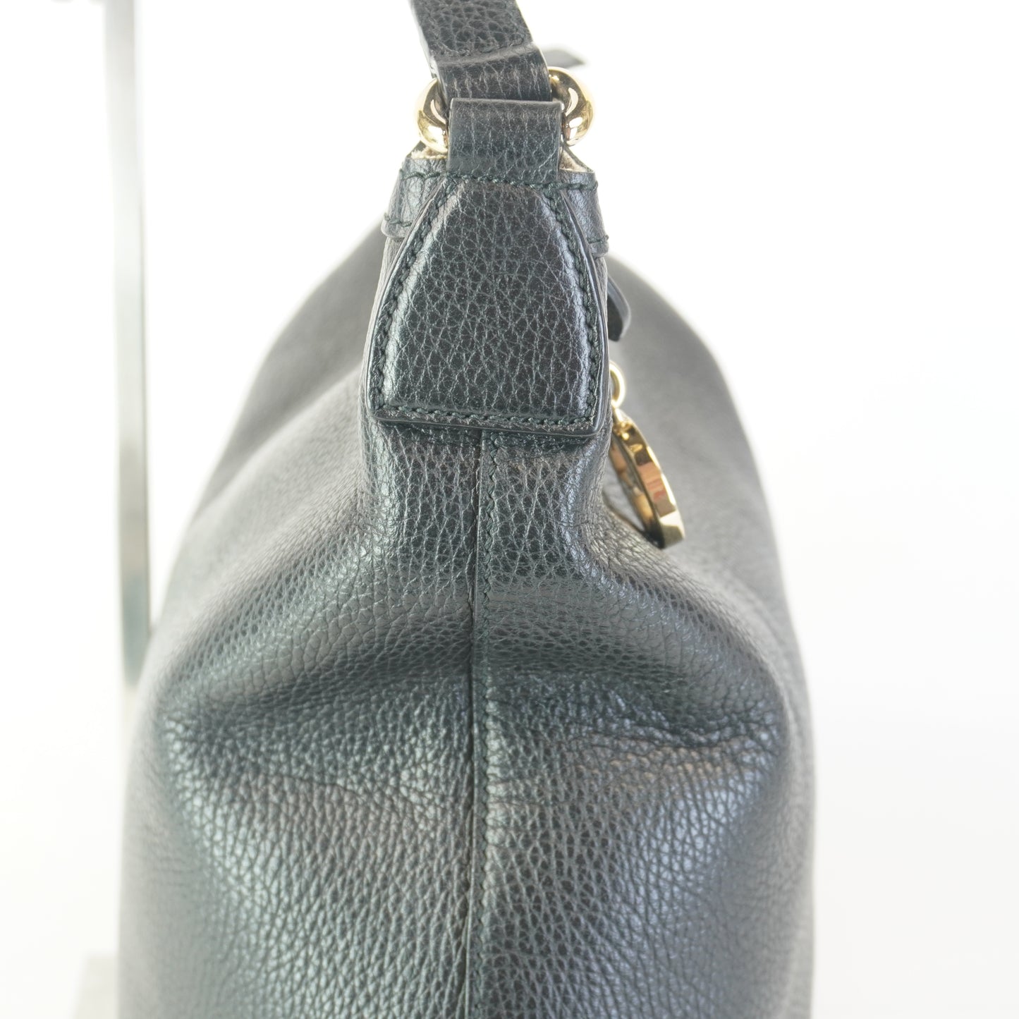 Gucci Interlocking G leather Hobo Bag GHW Medium