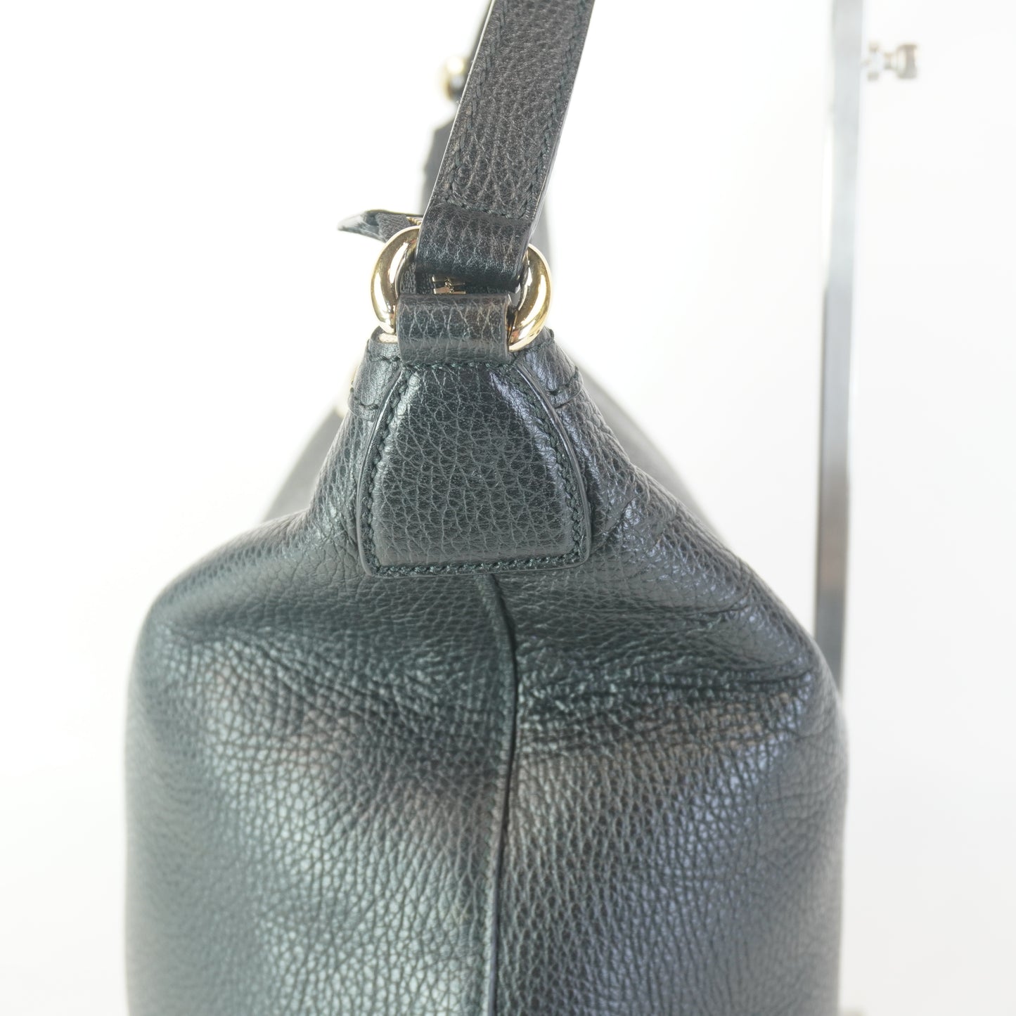 Gucci Interlocking G leather Hobo Bag GHW Medium
