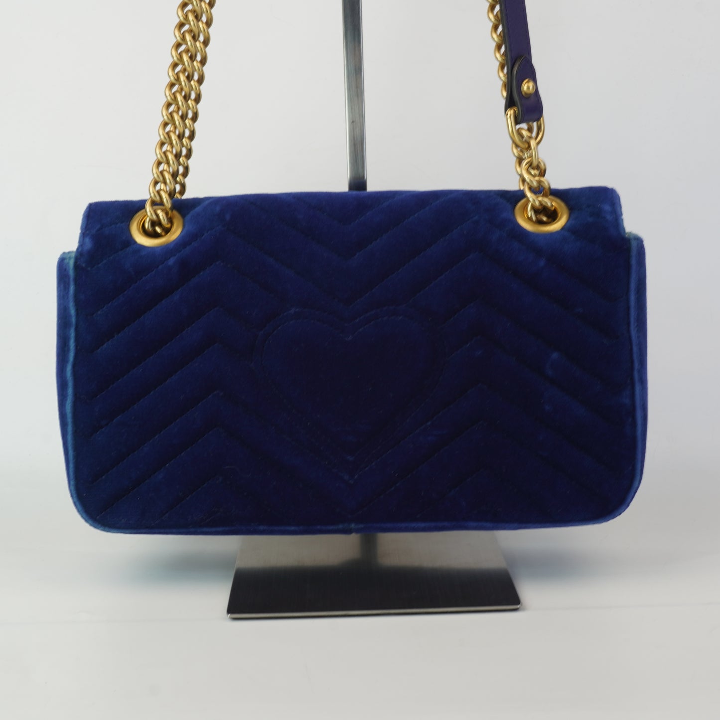 Gucci Marmont Velvet Blue
