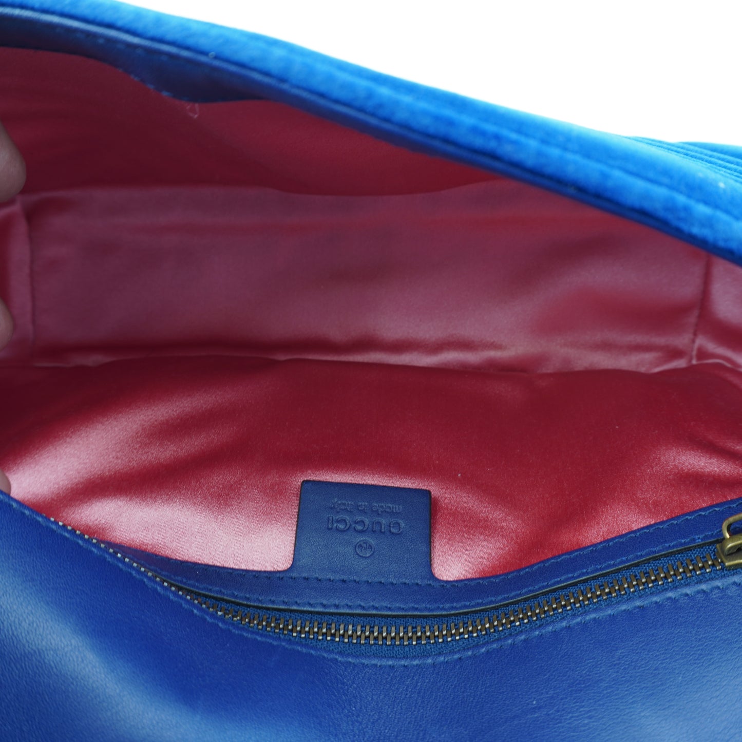 Gucci Marmont Velvet Blue