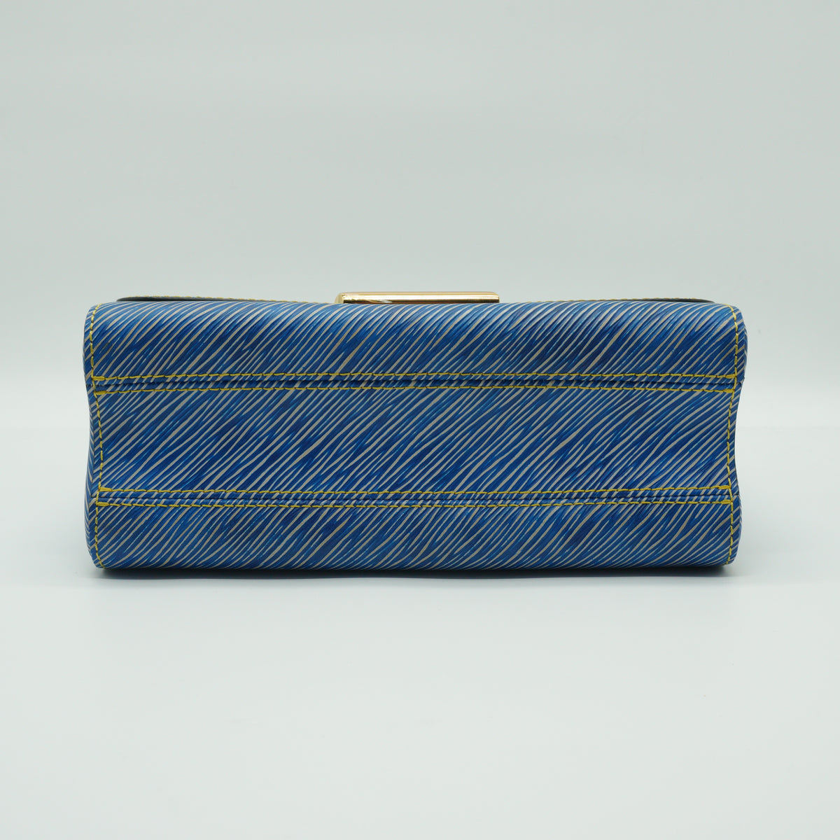 Louis Vuitton Twist MM Handbag Blue SHW