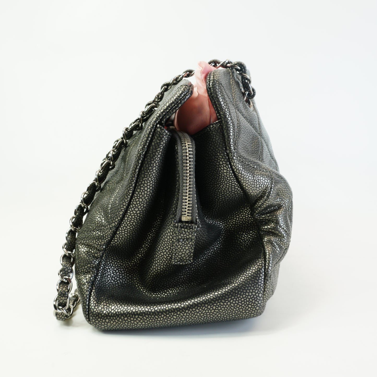 Chanel 	Timeless CC Soft Tote Gray GHW Medium