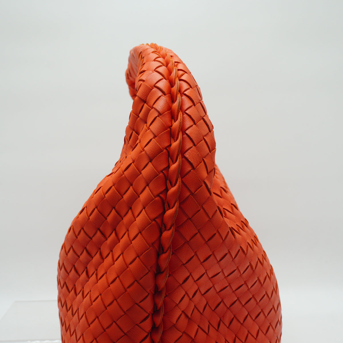 Bottega Veneta Intrecciato Veneta Hobo Bag Orange Large GHW