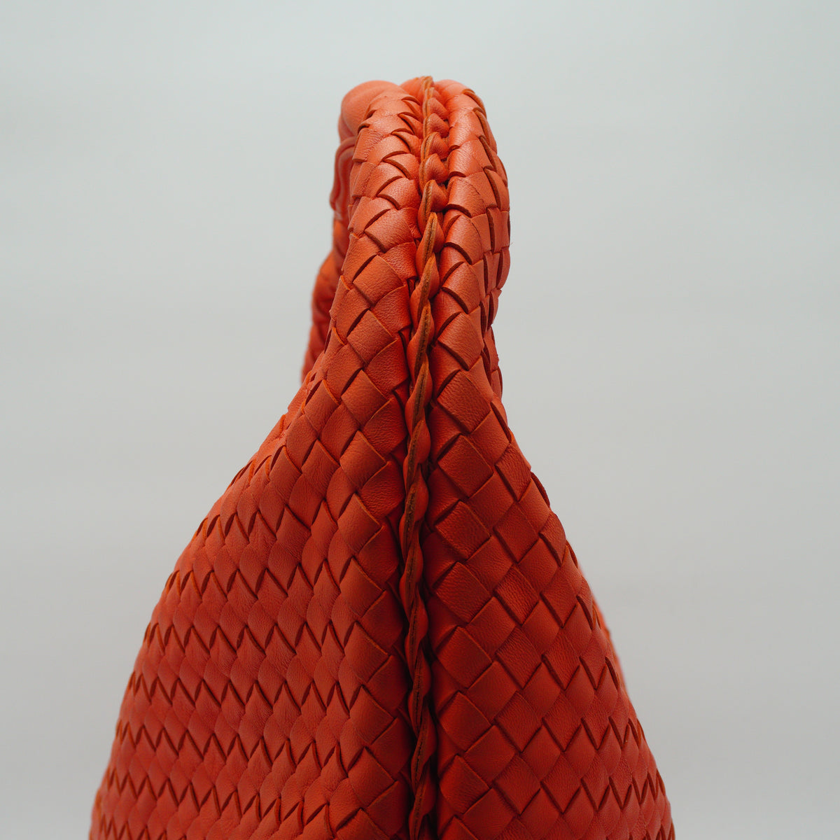 Bottega Veneta Intrecciato Veneta Hobo Bag Orange Large GHW