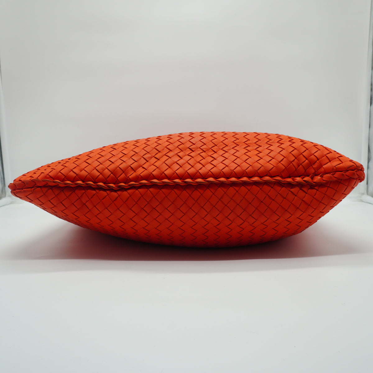 Bottega Veneta Intrecciato Veneta Hobo Bag Orange Large GHW