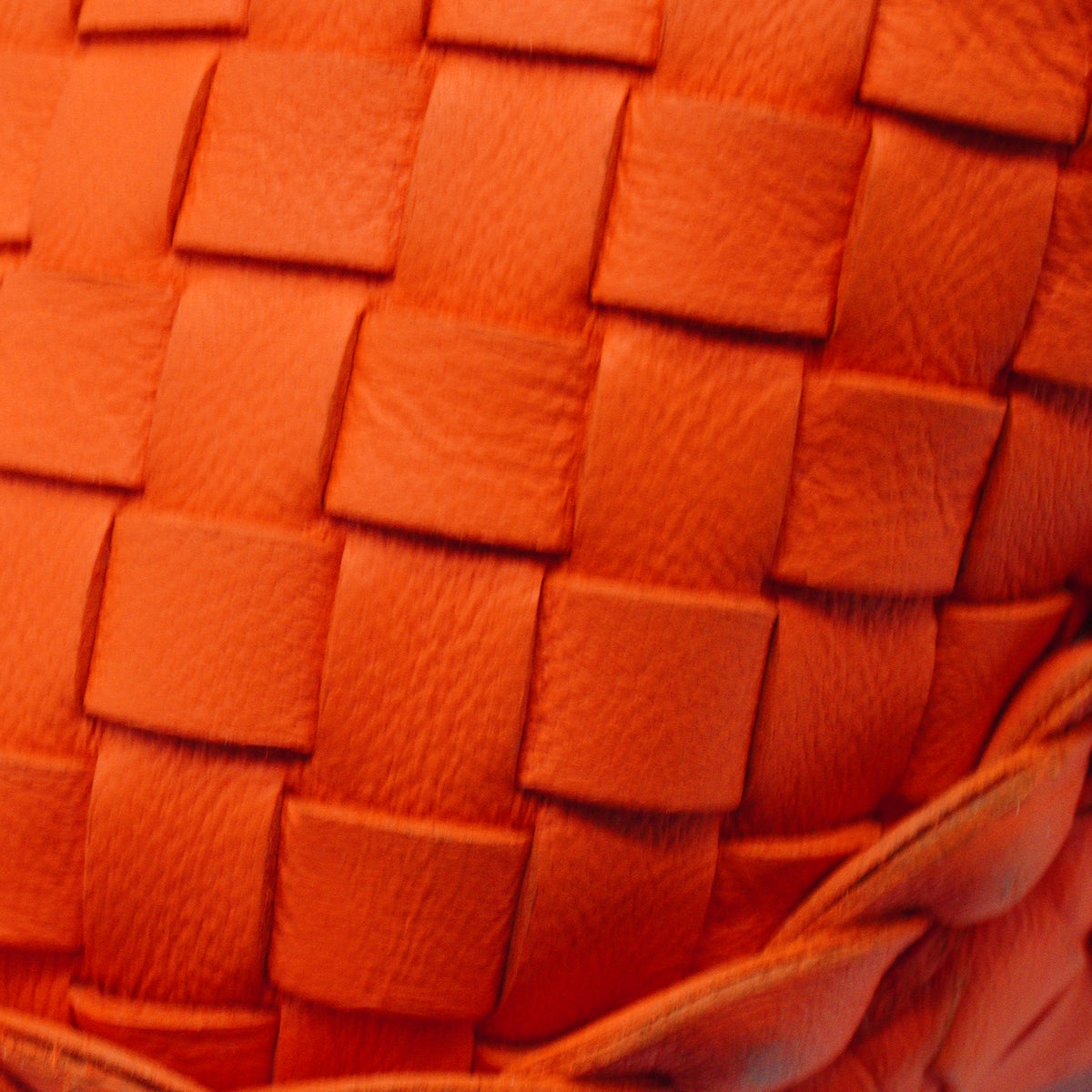 Bottega Veneta Intrecciato Veneta Hobo Bag Orange Large GHW