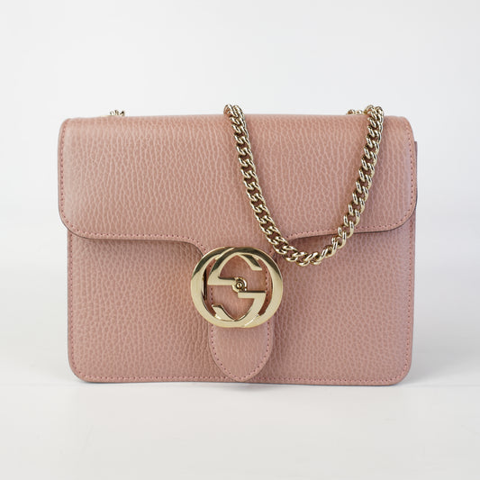 Gucci Small Dollar Interlocking G Pink