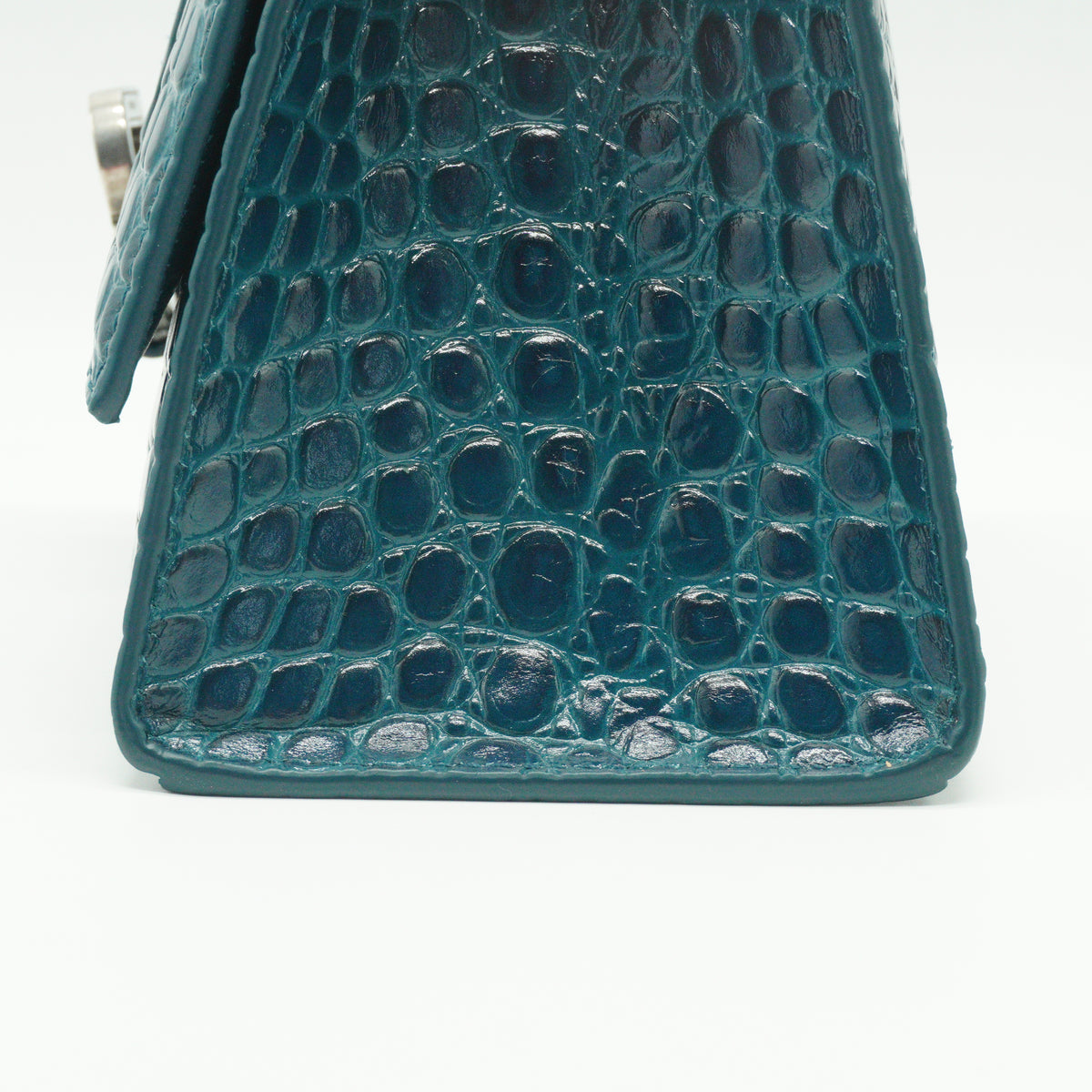 Balenciaga	Hourglass Top Handle Bag SHW Small Dark Blue