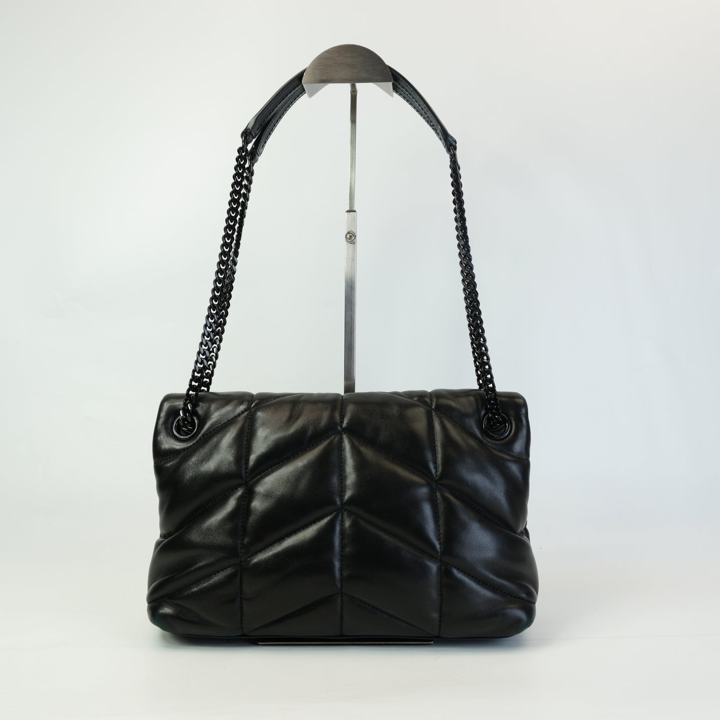 YSL	Black qiulted Lambskin Puffer toy Bag MHW