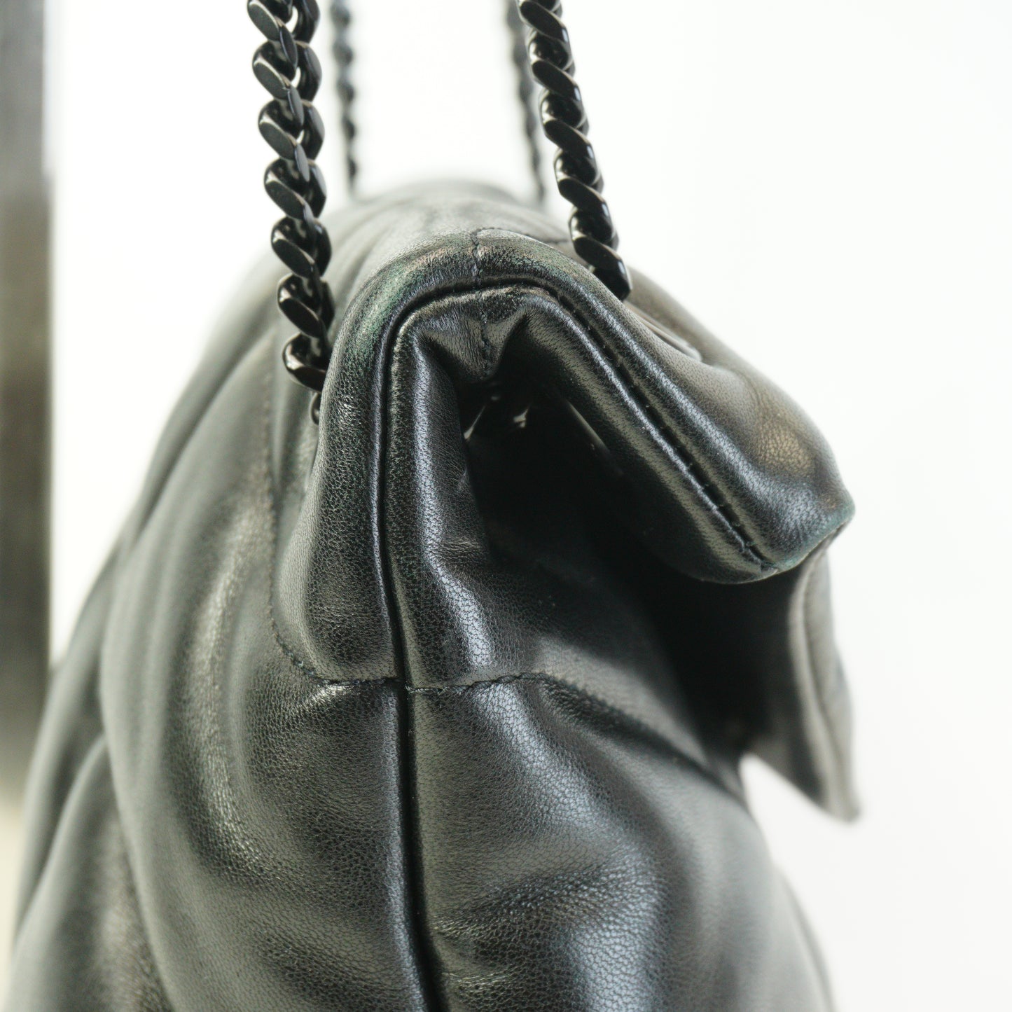 YSL	Black qiulted Lambskin Puffer toy Bag MHW
