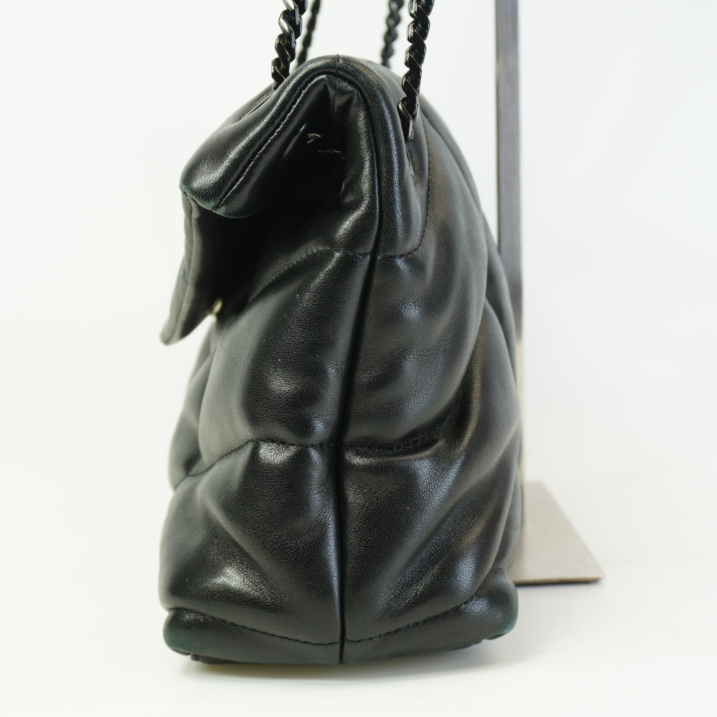 YSL	Black qiulted Lambskin Puffer toy Bag MHW