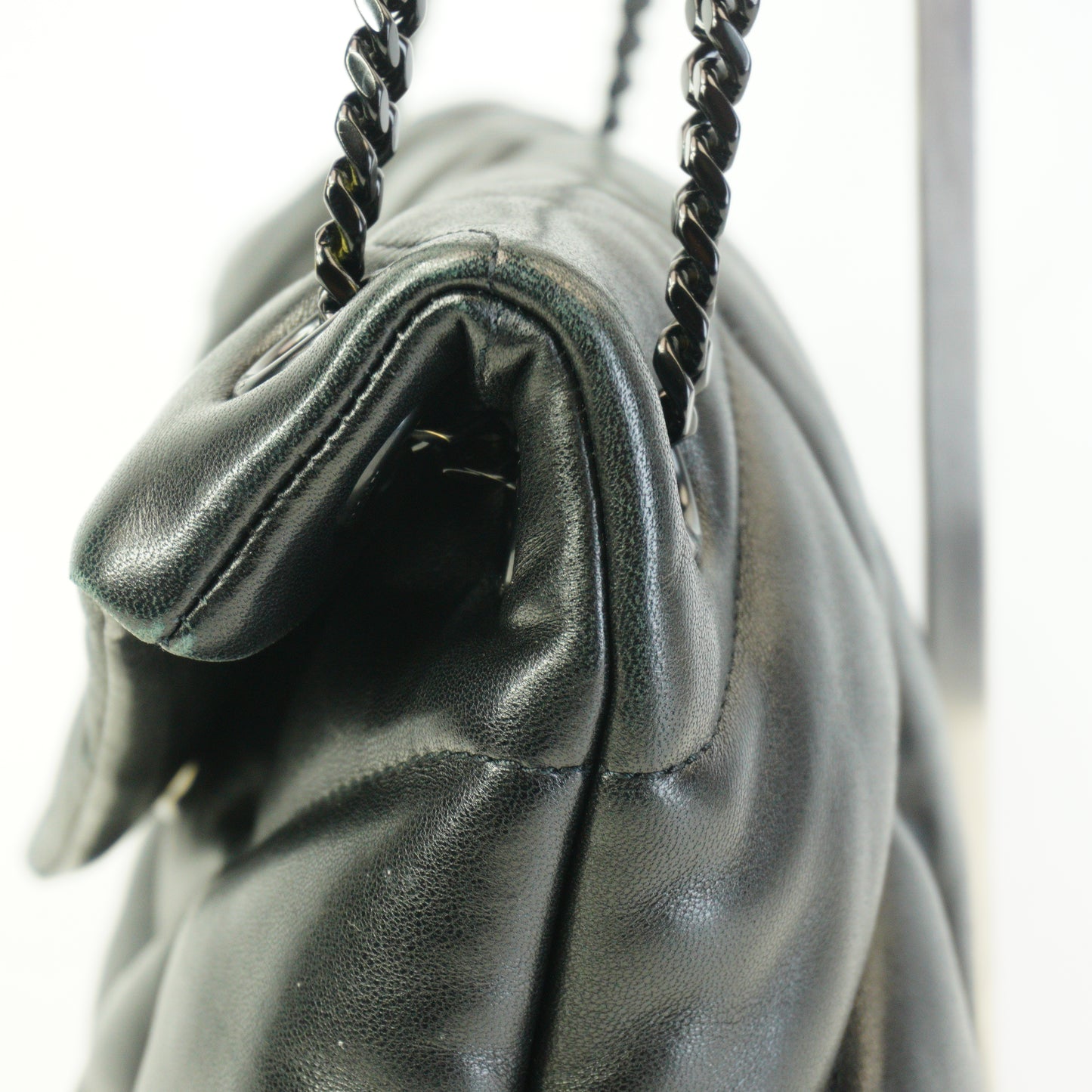 YSL	Black qiulted Lambskin Puffer toy Bag MHW