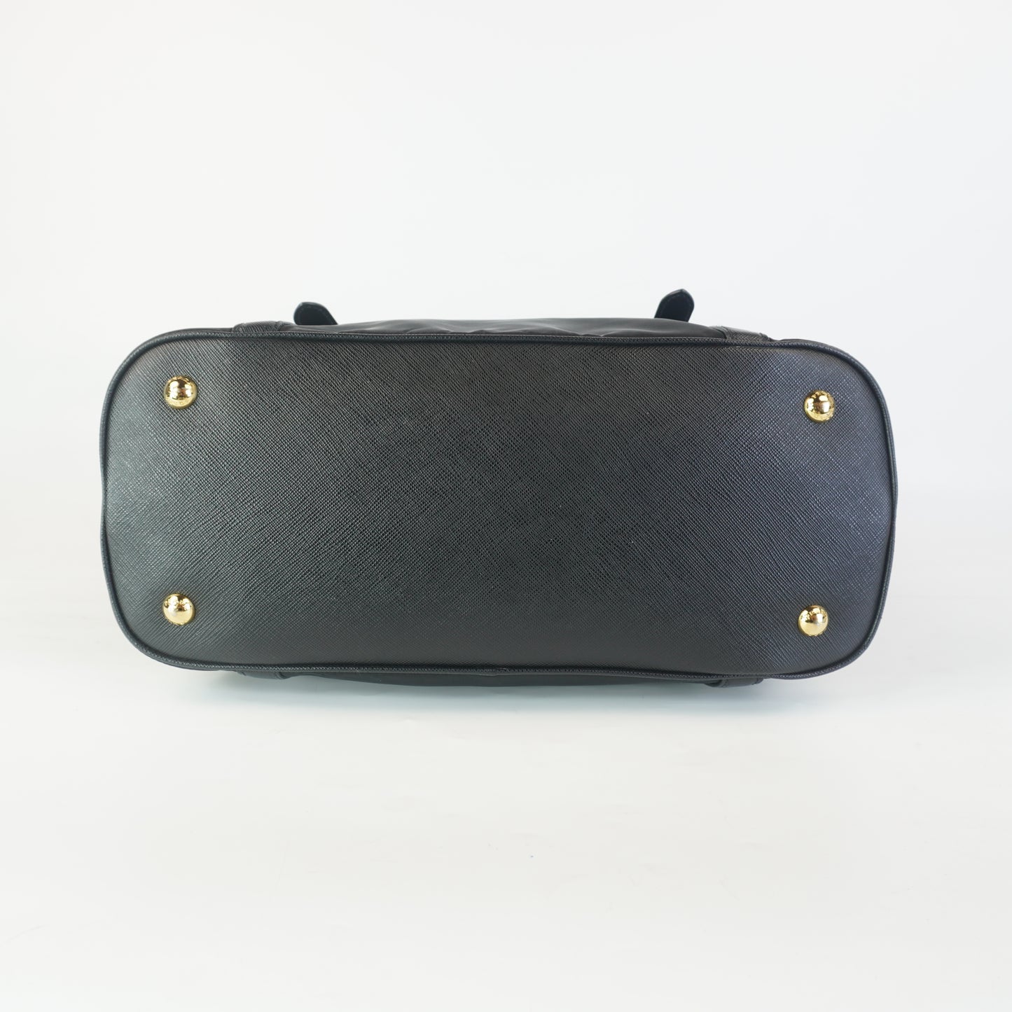 Prada Tessuto Nylon Saffiano Dome GHW Medium