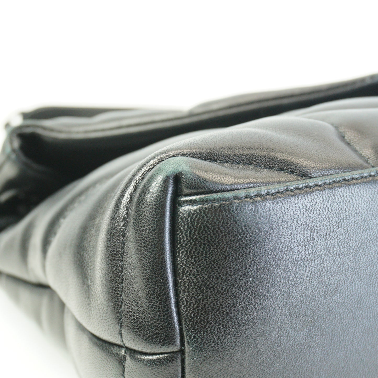 YSL	Black qiulted Lambskin Puffer toy Bag MHW