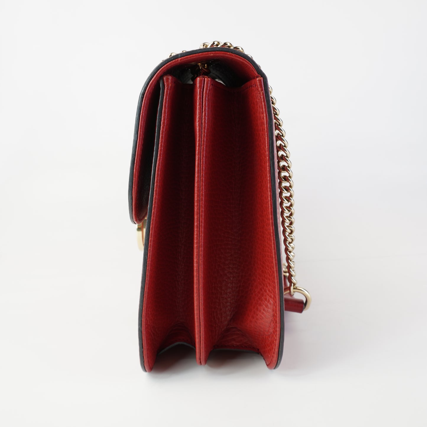 Gucci Medium Dollar Interlocking G Red