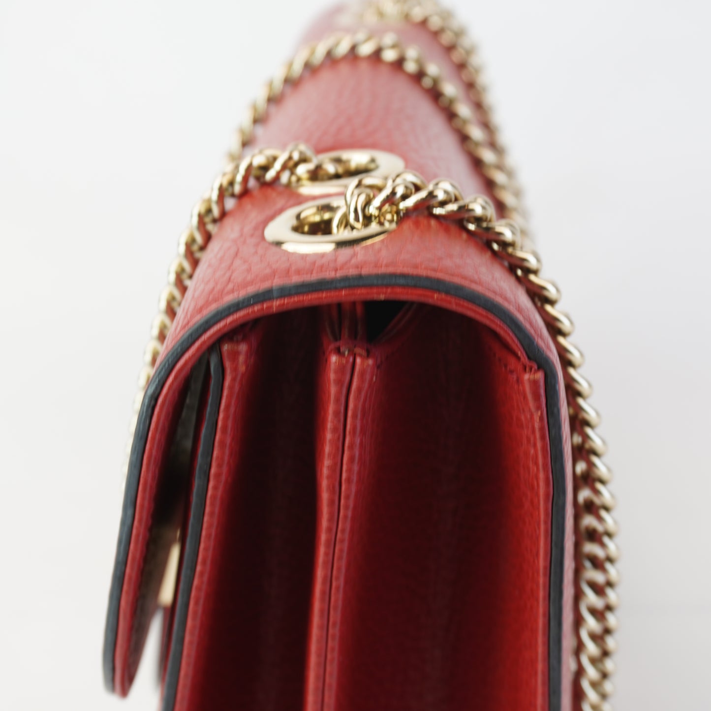 Gucci Medium Dollar Interlocking G Red