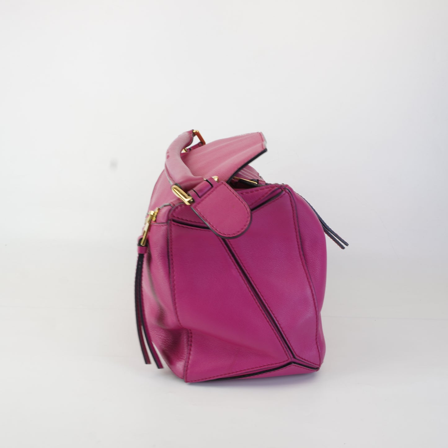 Loewe Puzzle Bag Fuchsia Calfskin Leather