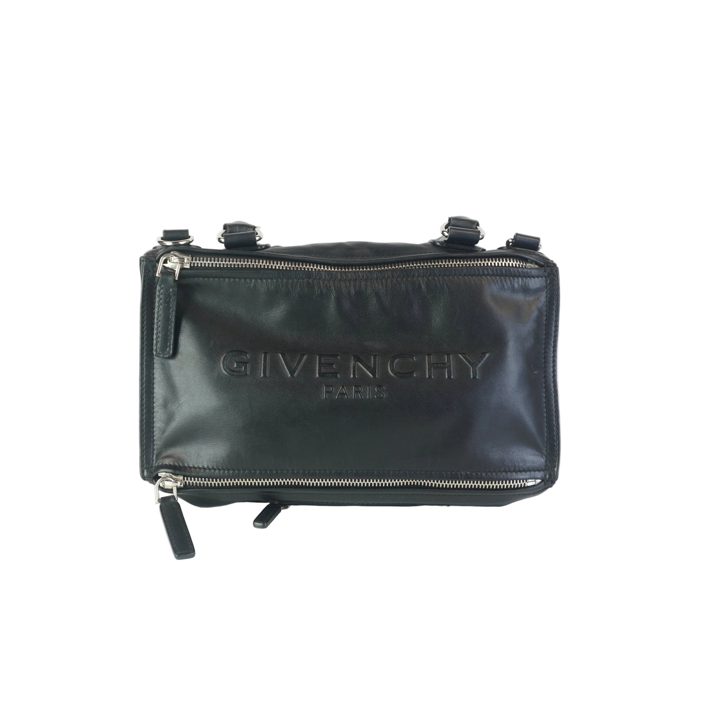 Givenchy Pandora Black Leather SHW