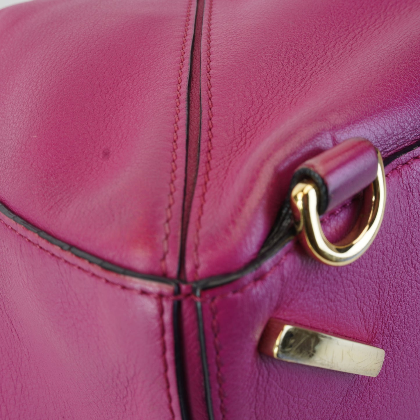 Loewe Puzzle Bag Fuchsia Calfskin Leather