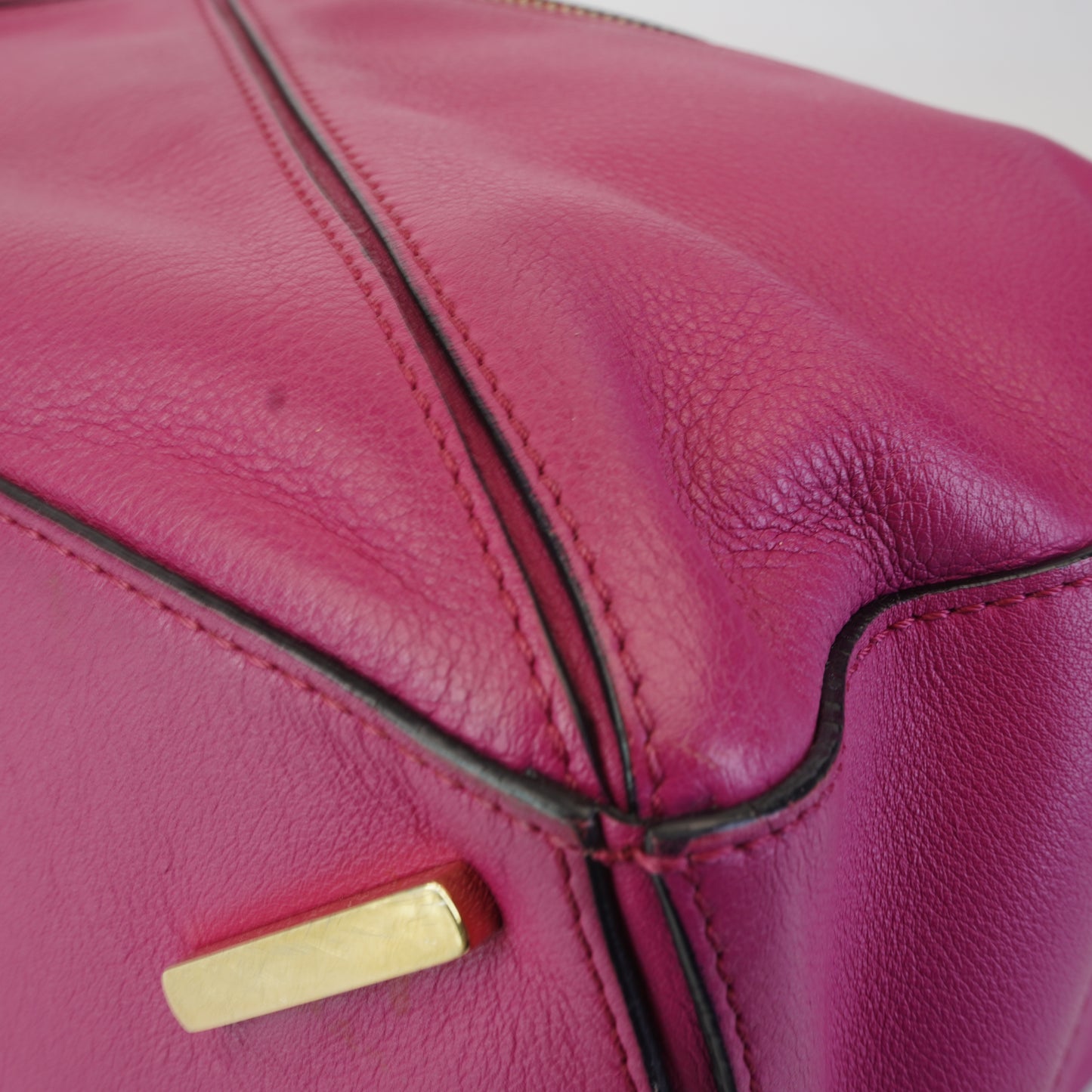 Loewe Puzzle Bag Fuchsia Calfskin Leather