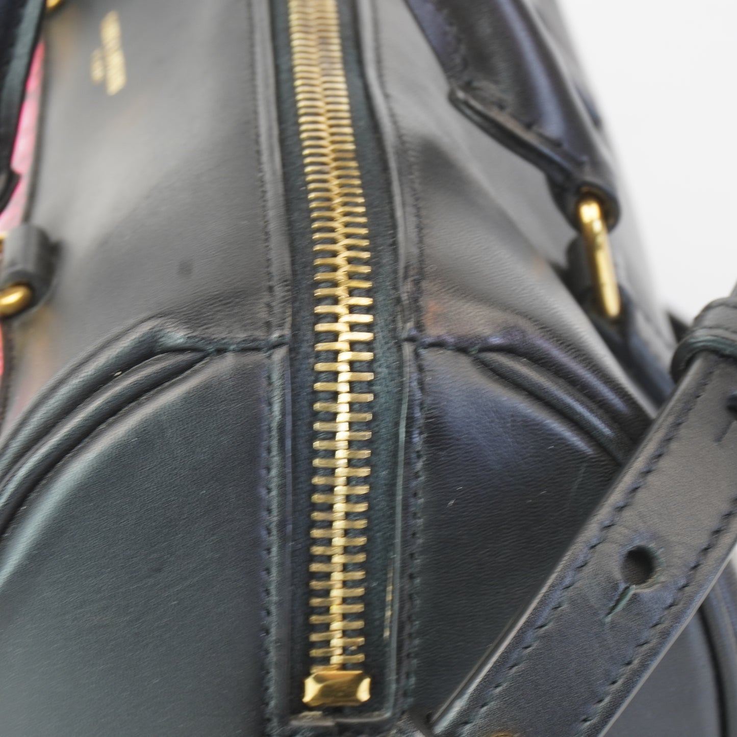 YSL	Baby Duffle  Bag Pink and Black