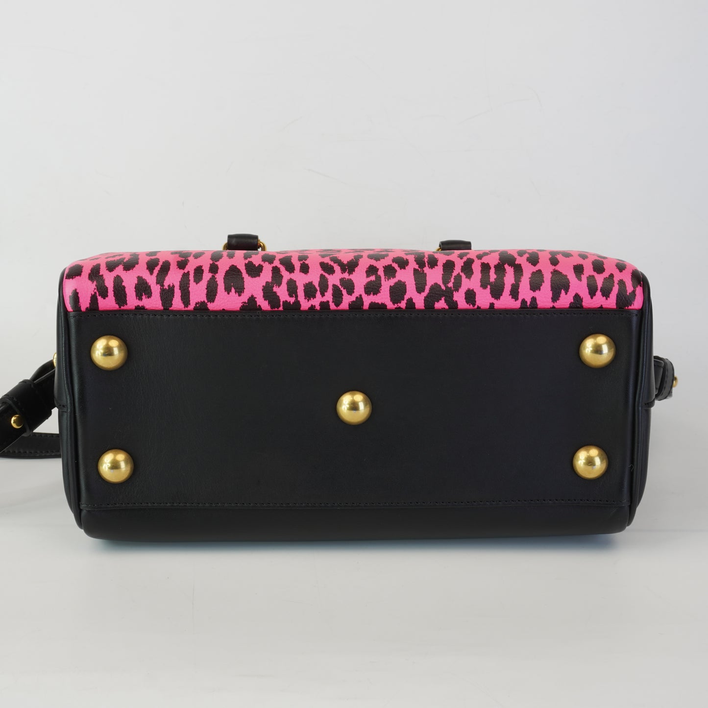 YSL	Baby Duffle  Bag Pink and Black