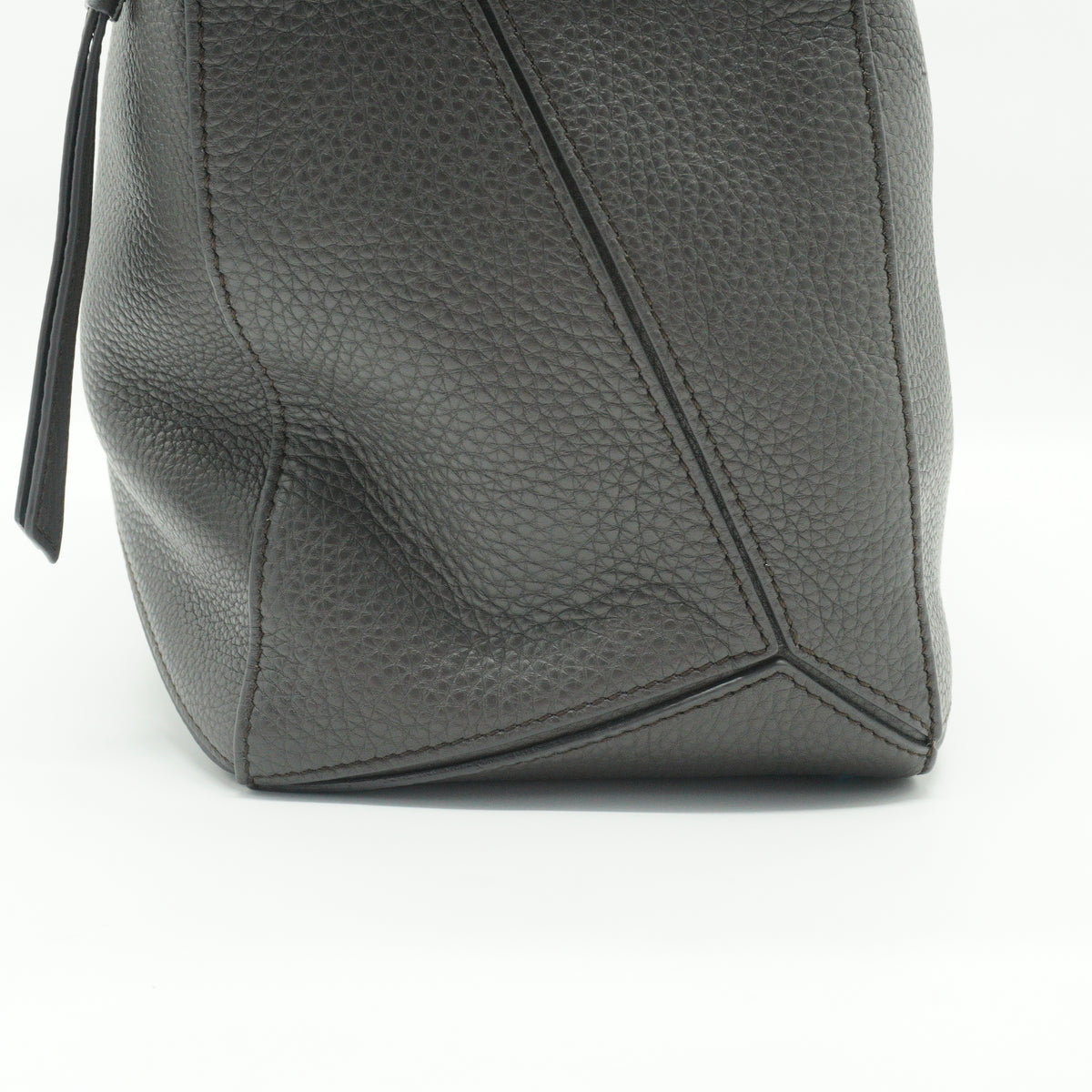 Loewe	Puzzle Large Supple Grained Calfskin Gray GHW