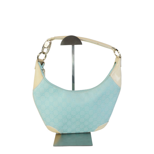 Gucci GG Mono Canvas Hobo GHW Small