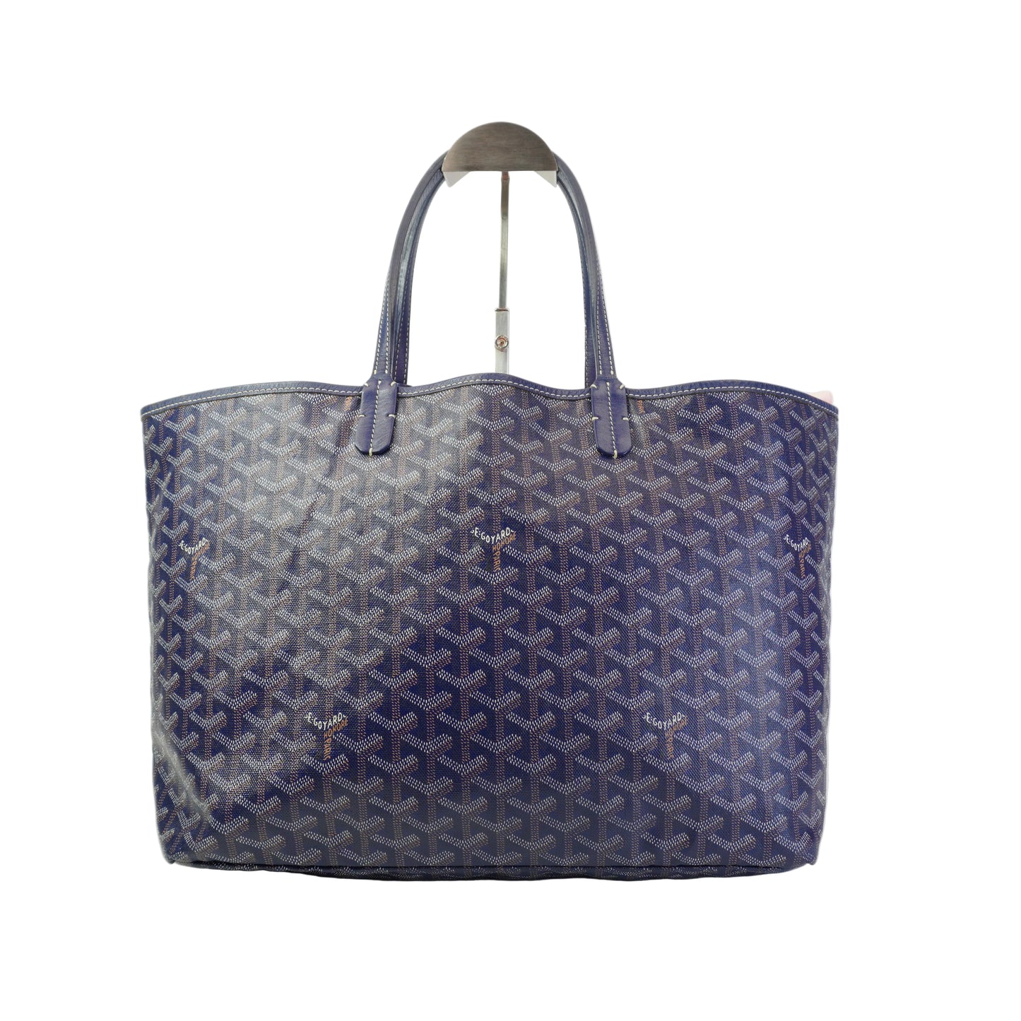 Goyard Saint Louis PM Tote SHW Navy Blue