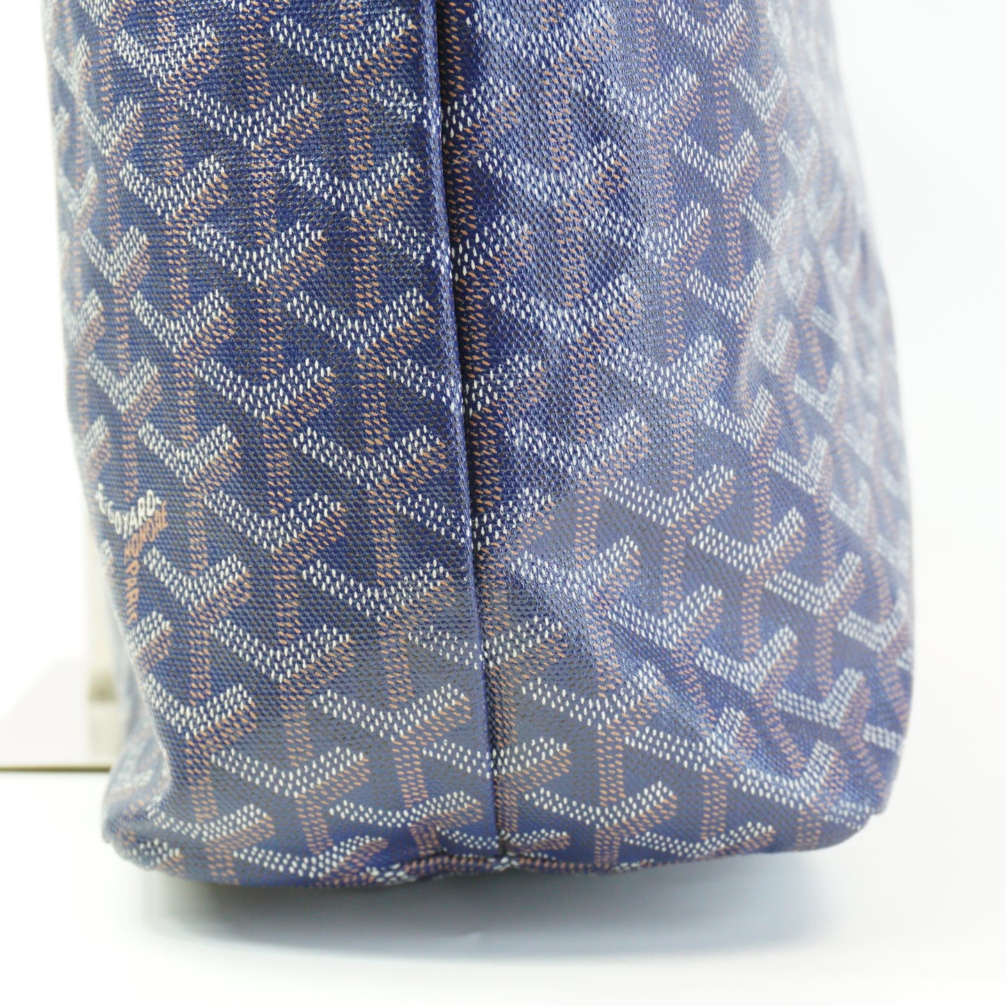 Goyard Saint Louis PM Tote SHW Navy Blue