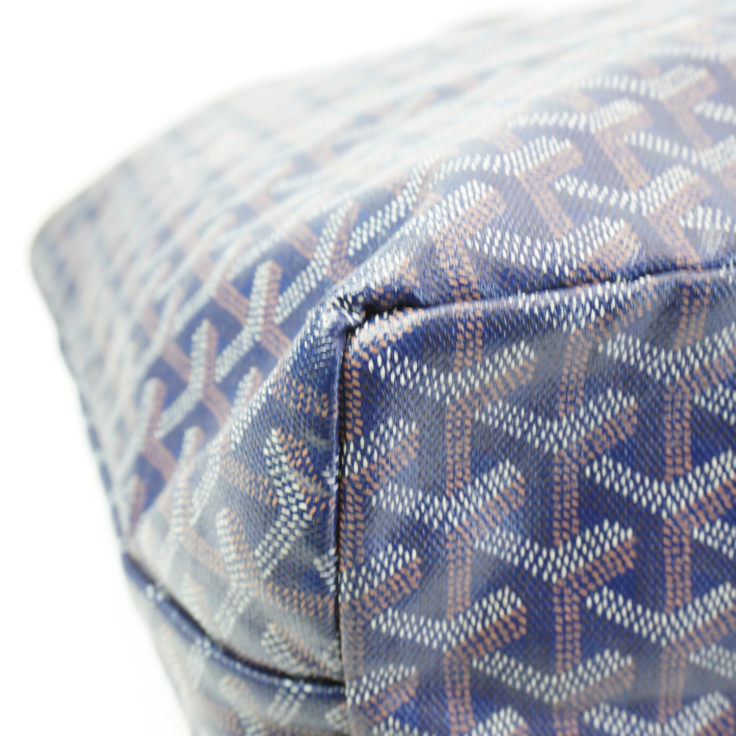 Goyard Saint Louis PM Tote SHW Navy Blue