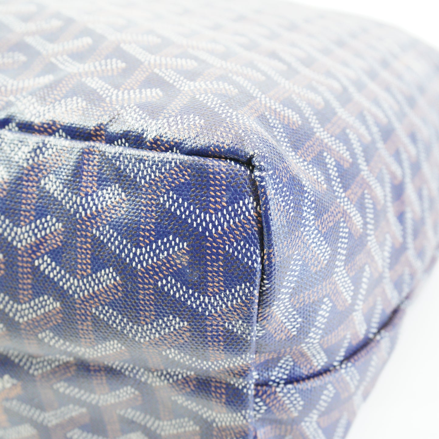 Goyard Saint Louis PM Tote SHW Navy Blue