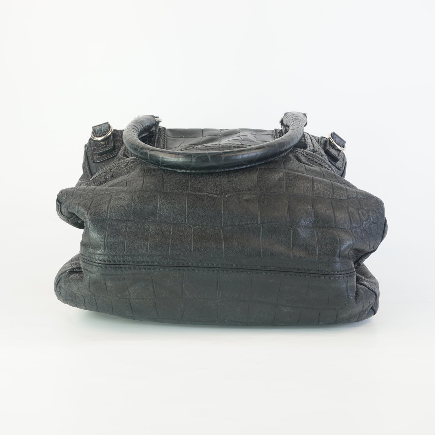 GIvenchy Pandora Croc-Embossed Medium