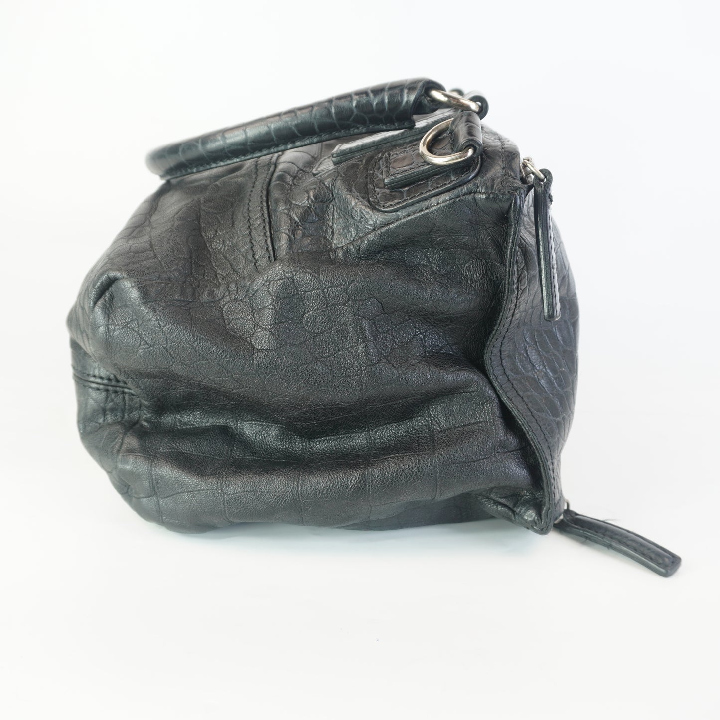GIvenchy Pandora Croc-Embossed Medium