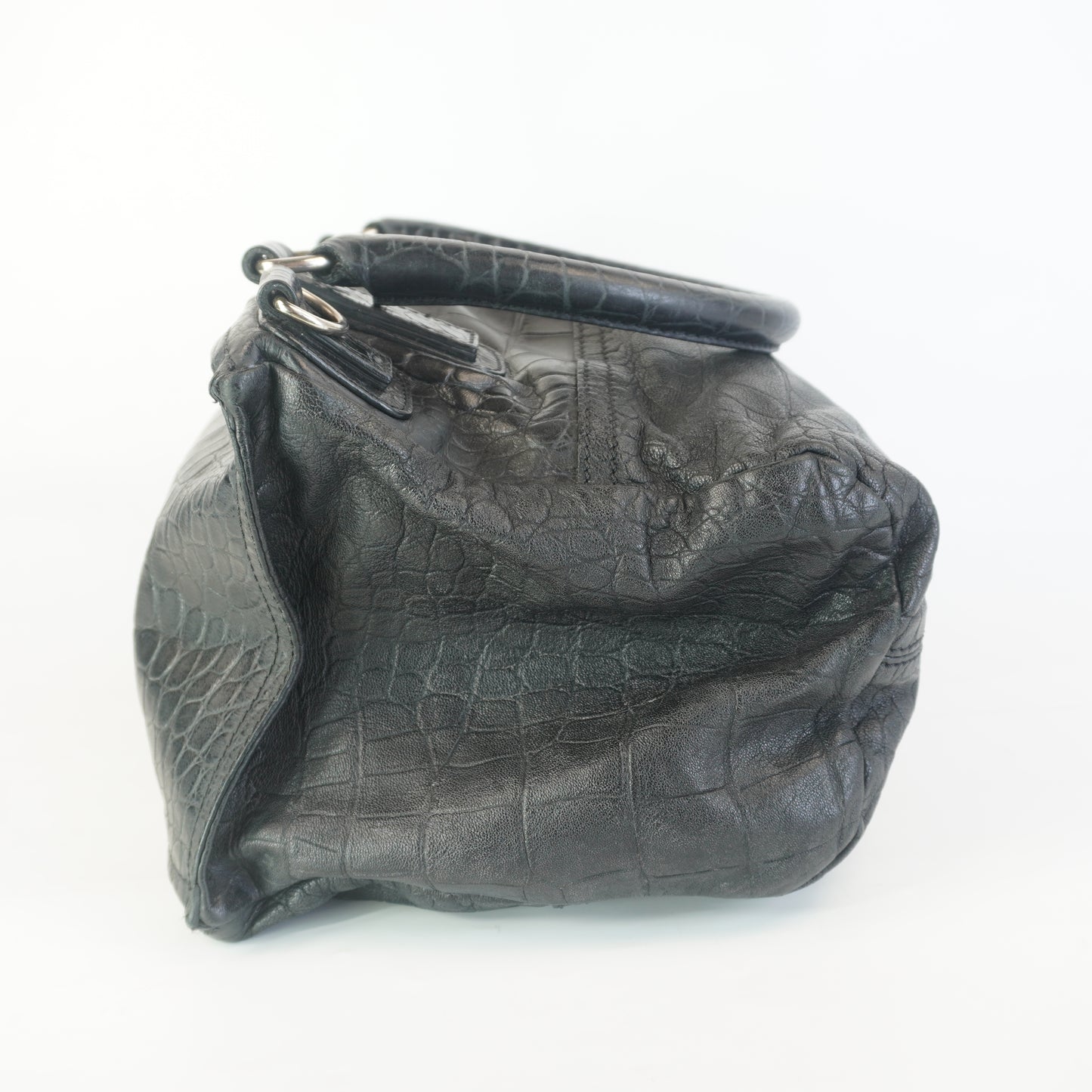 GIvenchy Pandora Croc-Embossed Medium