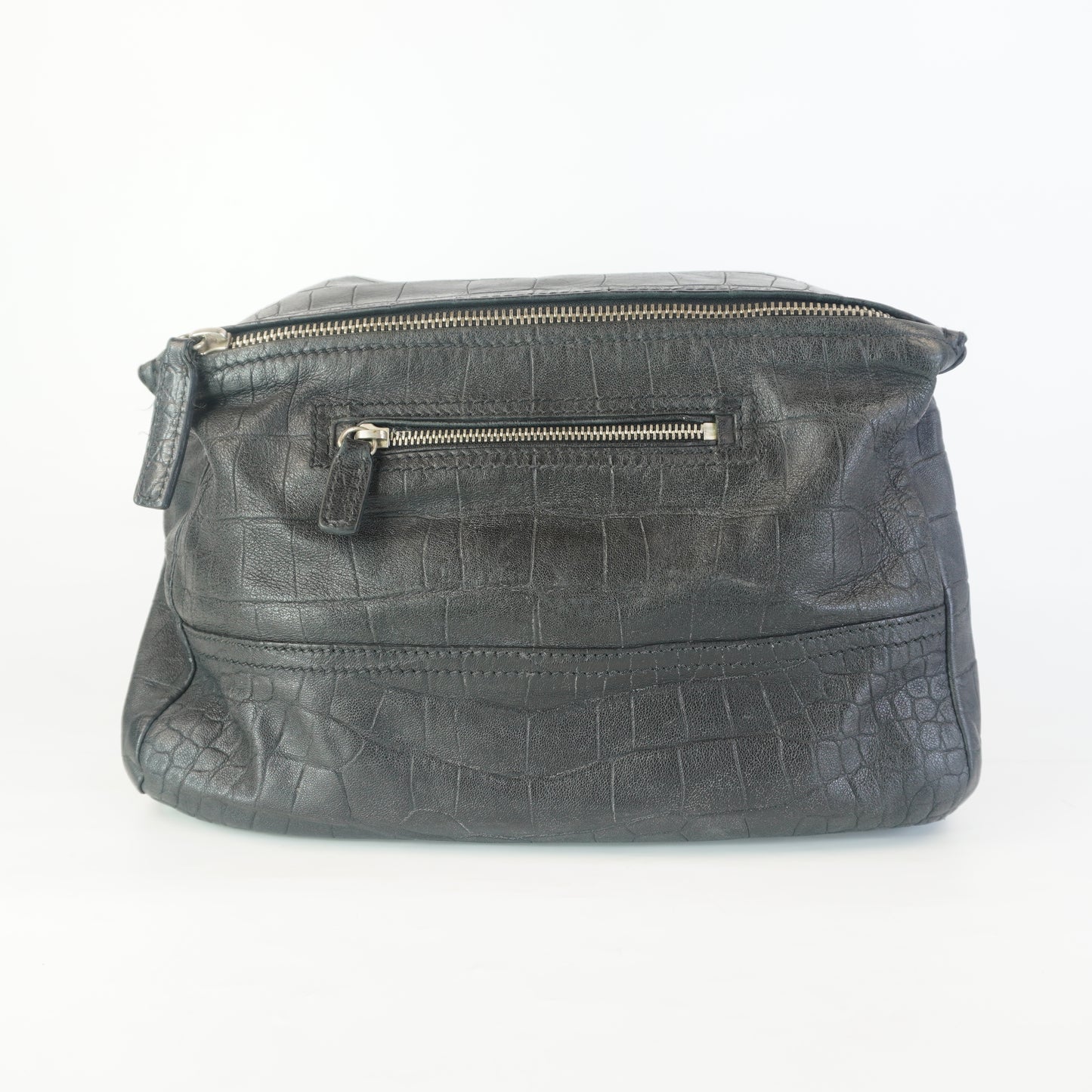 GIvenchy Pandora Croc-Embossed Medium