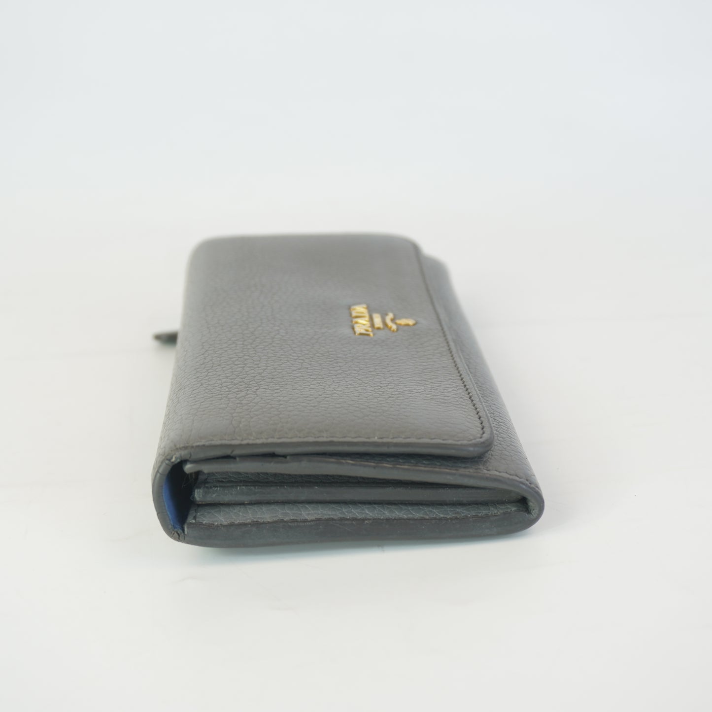 Prada Daino Continental Wallet GHW Large
