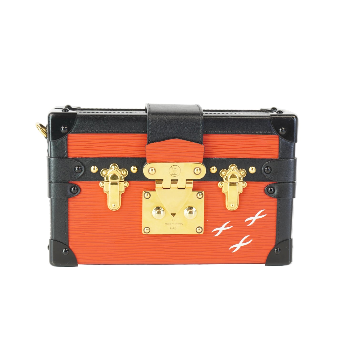Louis Vuitton	Petite Malle Bag Red/Black