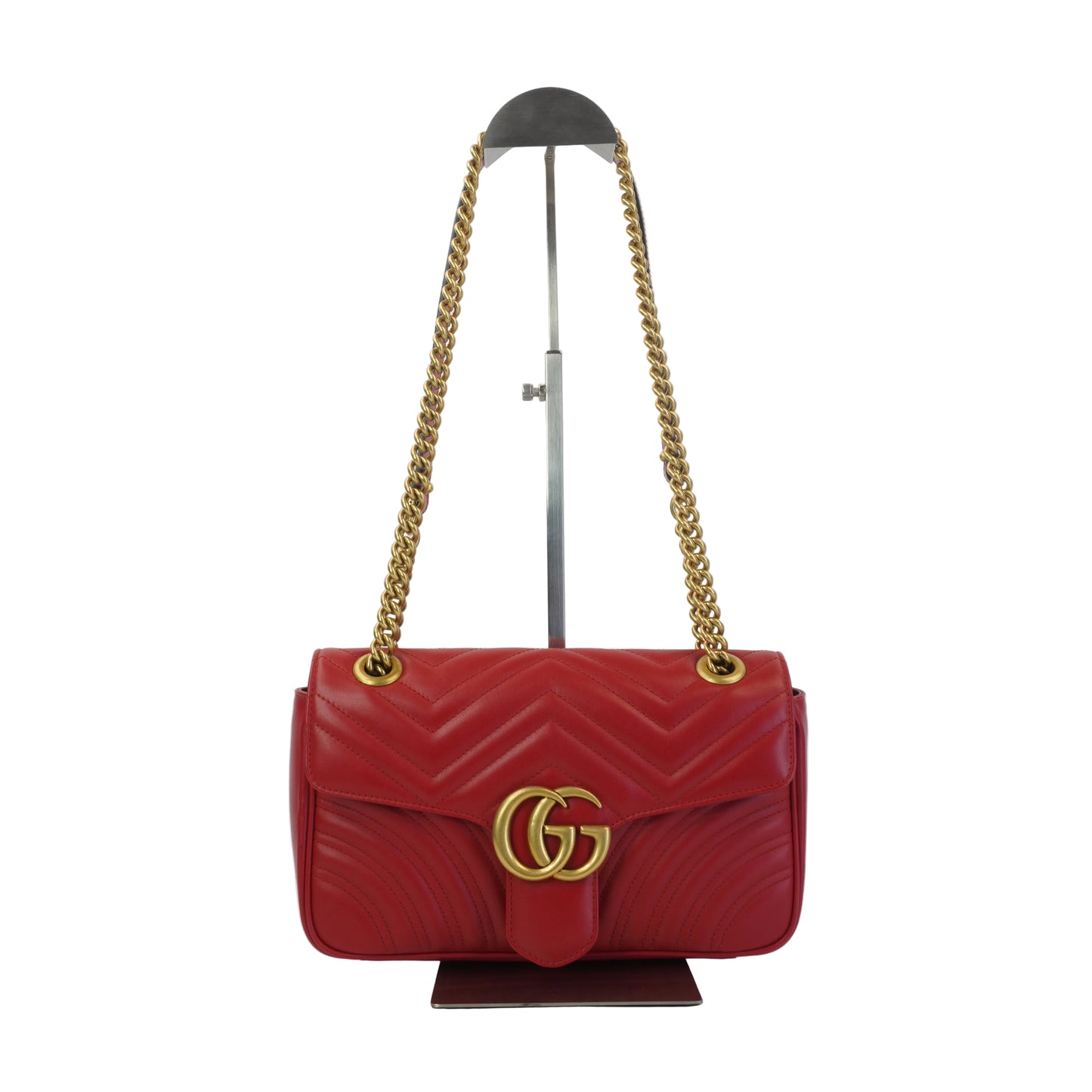 Gucci GG Marmont Red Small GHW