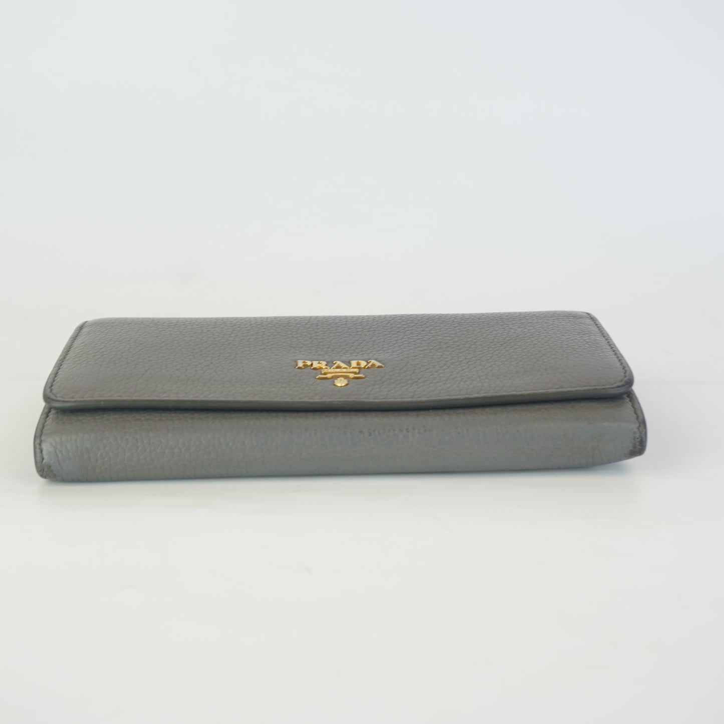 Prada Daino Continental Wallet GHW Large