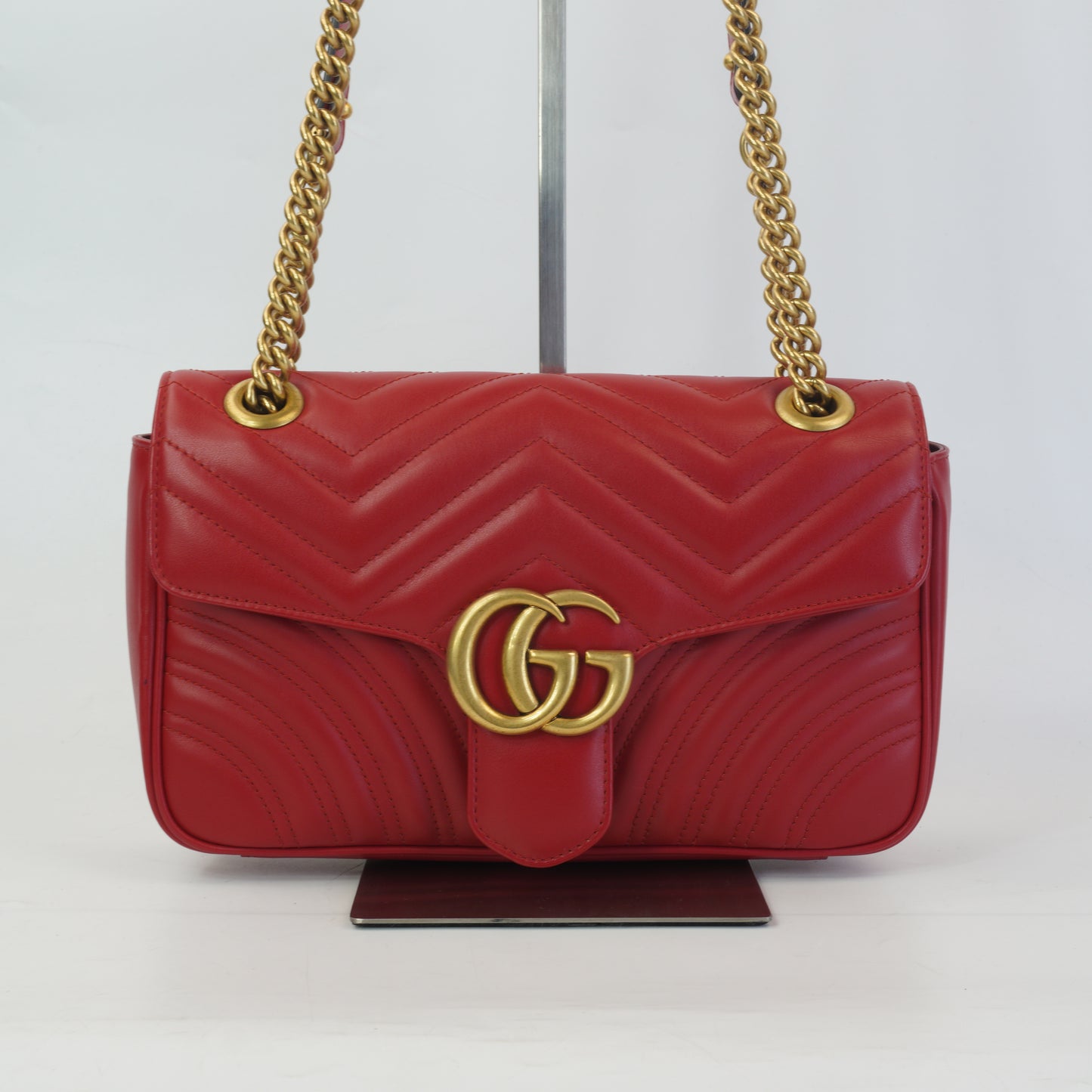 Gucci GG Marmont Red Small GHW