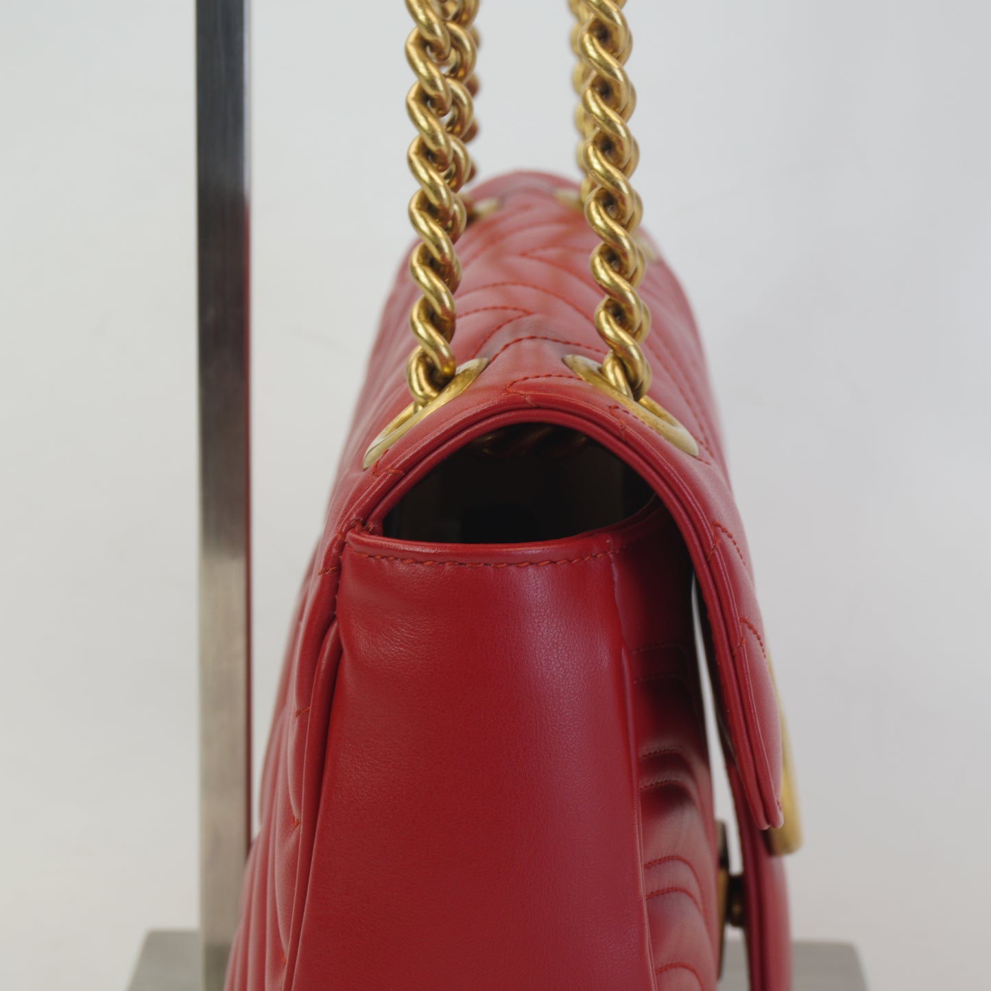 Gucci GG Marmont Red Small GHW