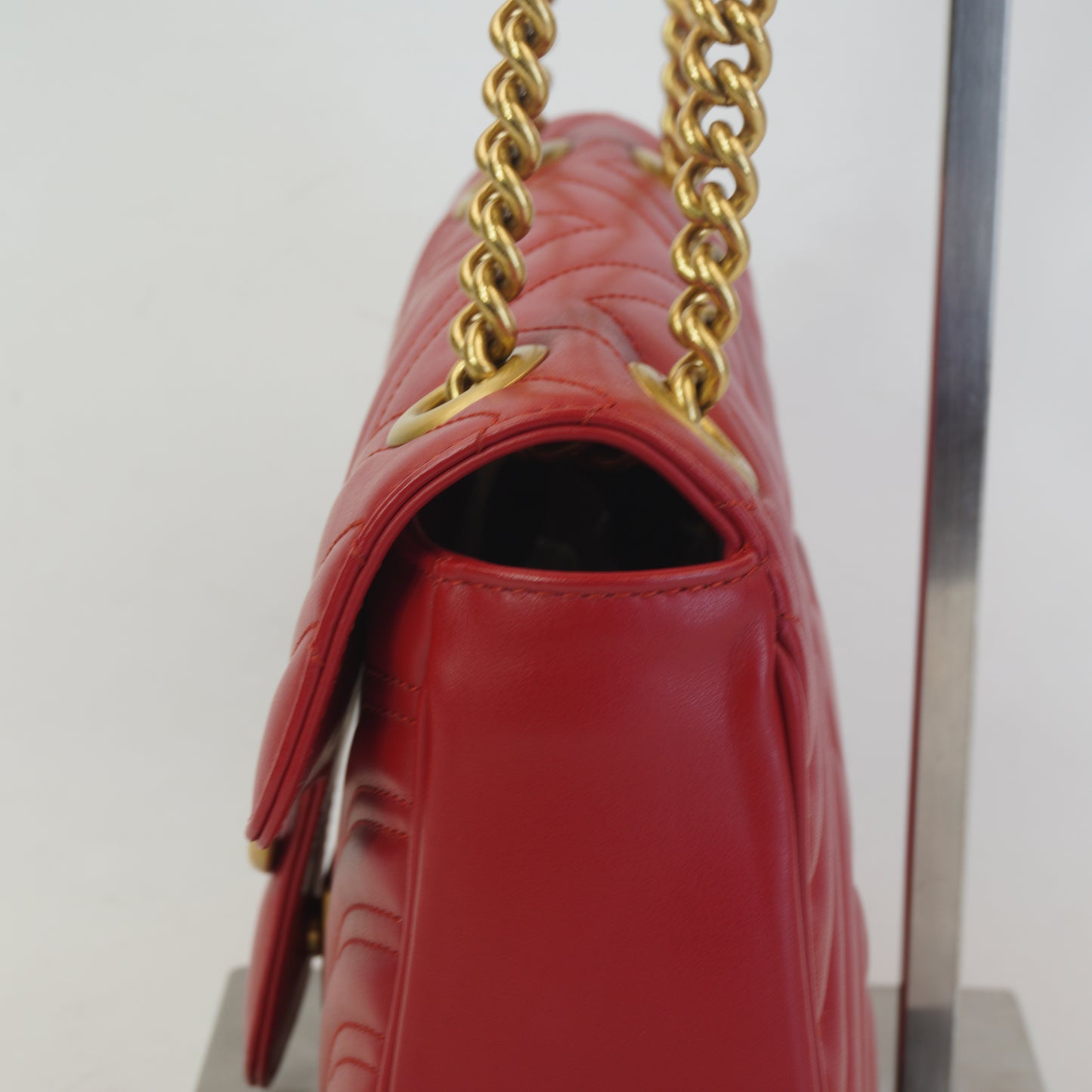 Gucci GG Marmont Red Small GHW
