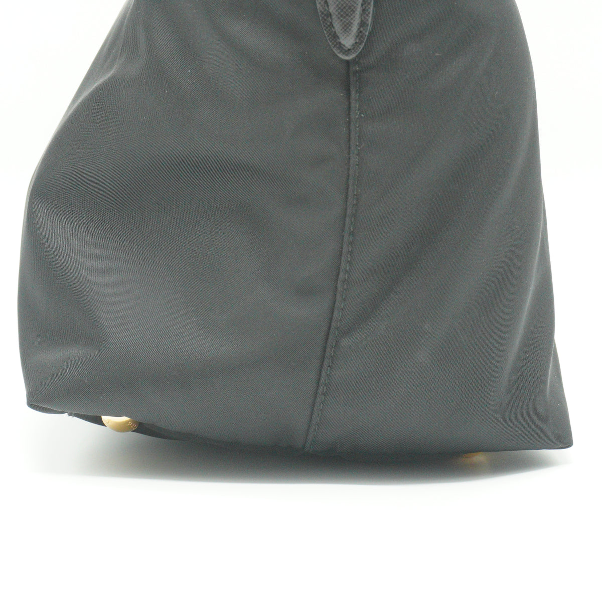 Prada Tessuto Nylon Convertible Shopping Tote Black Medium GHW