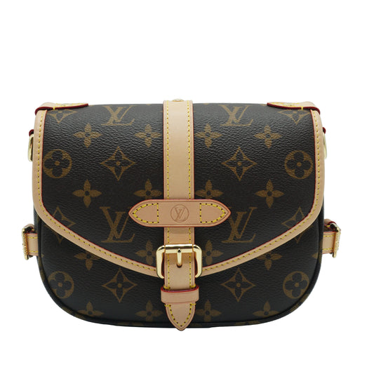Louis Vuitton Saumur BB Mono GHW