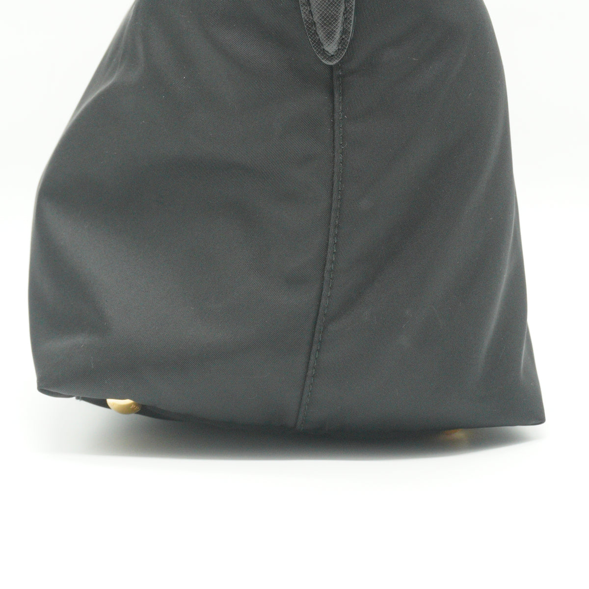 Prada Tessuto Nylon Convertible Shopping Tote Black Medium GHW