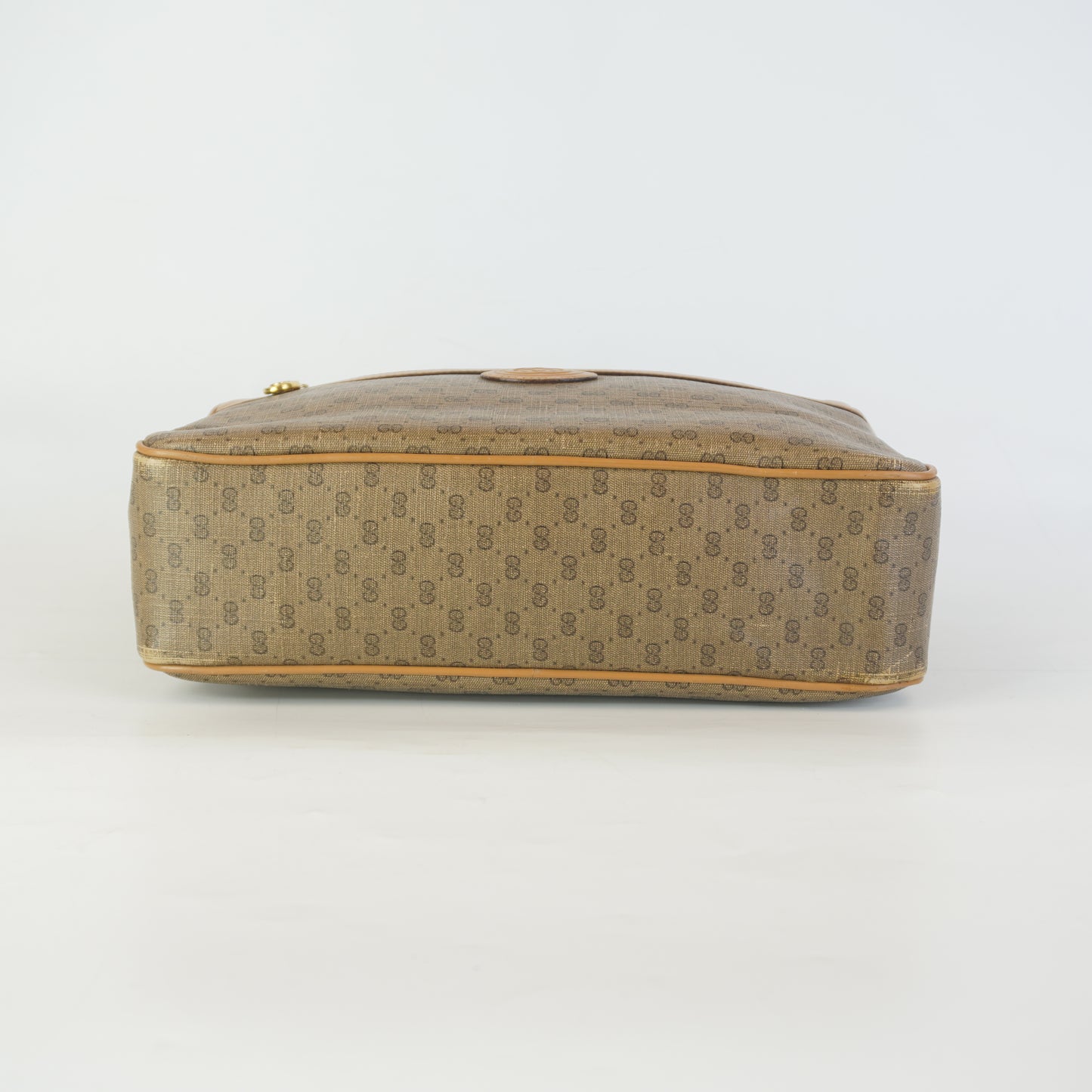 Gucci Vintage Micro GG Canvas Brown Trims